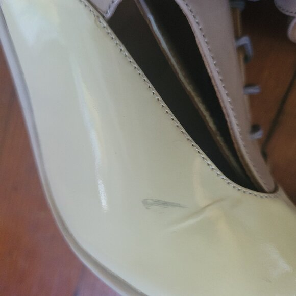 John Fluevog Faraday Colourblock Cut-Out Pump, sz 7 - Picture 9 of 13